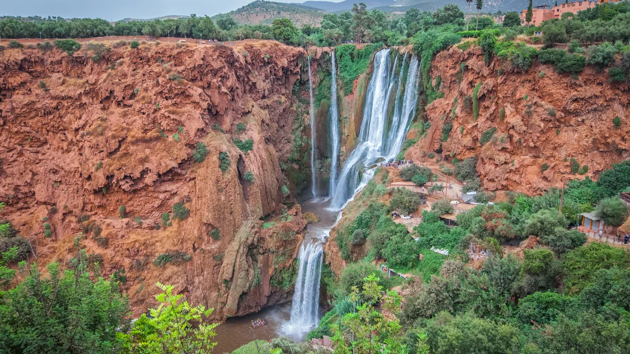 Watervallen van Ouzoud in Marrakech