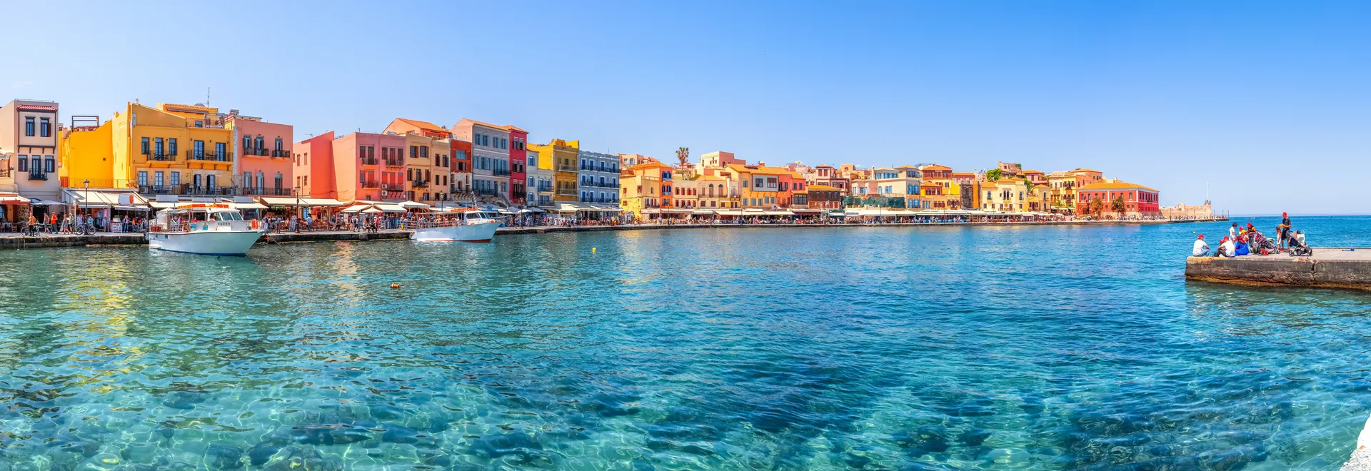 Hafen von Chania auf Kreta