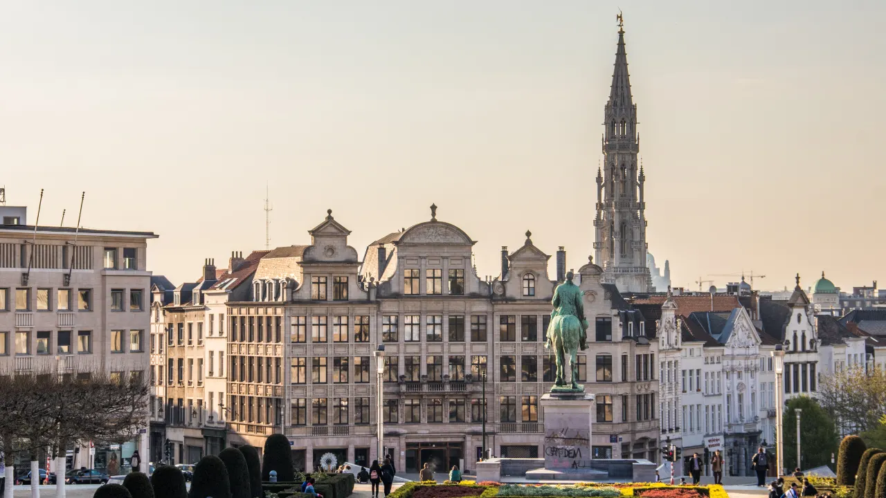 Overzicht van de stad Brussel