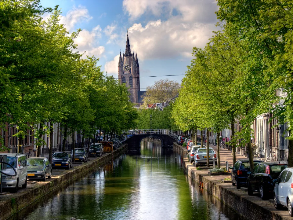 Grachten in Delft