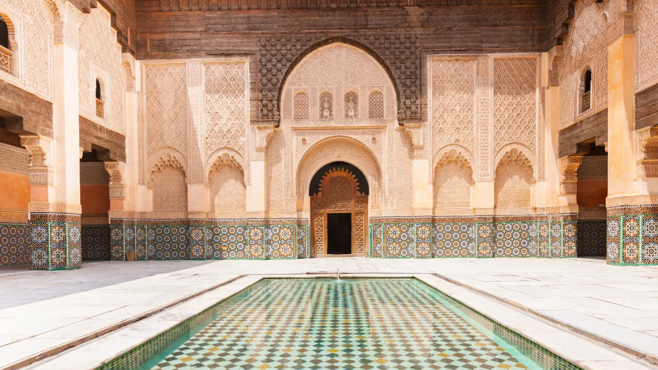 Ben Youssef Moskee & Madrassa in Marrakech