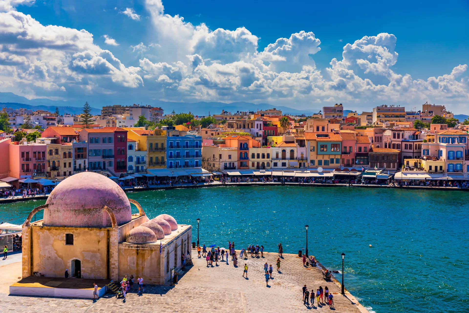 Pittoreske oude haven van Chania