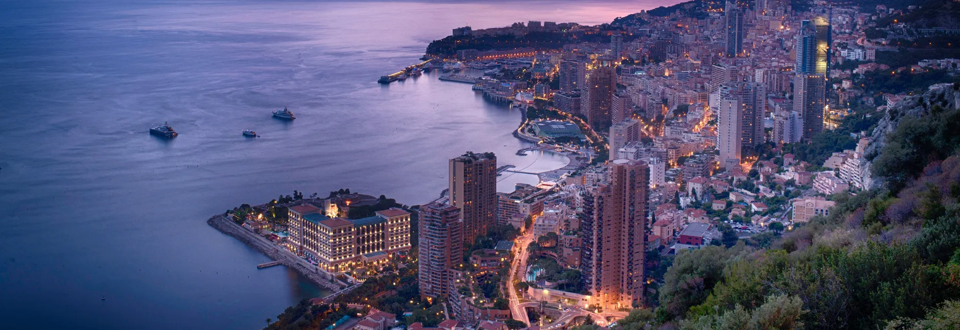 Overzicht van de stad vanuit vogelperspectief