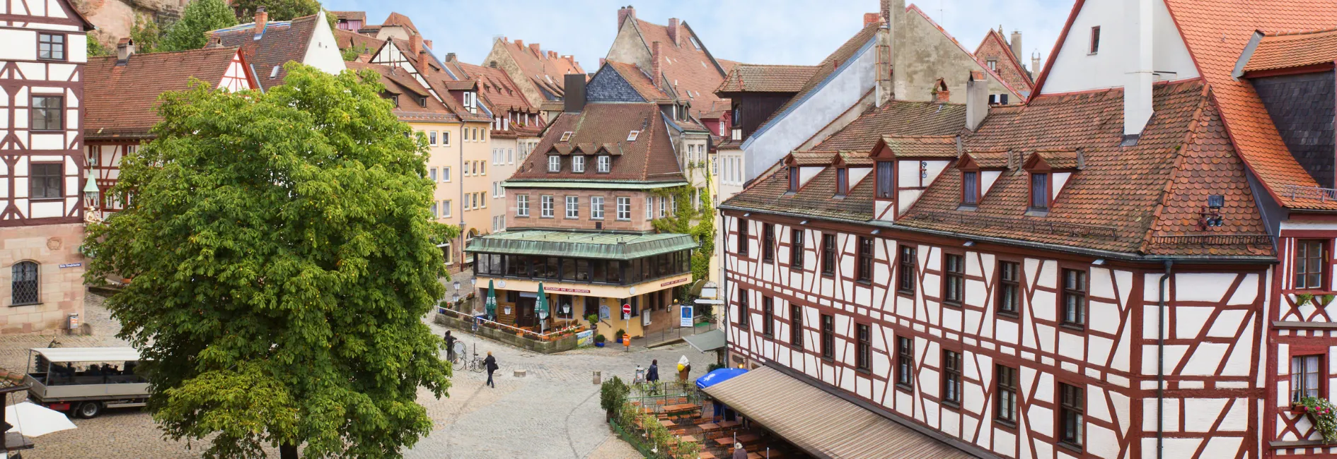 Romantische Strasse typische Duitse huisjes